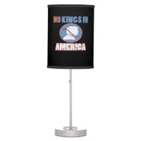 Anti- No Kings In America Classic Table Lamp