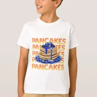 Blueberry Pancakes, Yummy Foodie T-Shirt