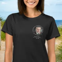 Personalized In Loving Memory Simple Photo T-Shirt