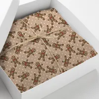 Brown Gingerbread Man Christmas Tissue Paper