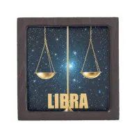 Libra astrology sign gift box