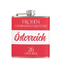 Austria Independence Day Austrian National Flag Flask