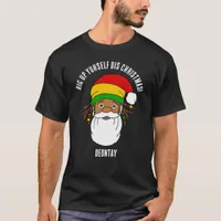 Rasta Santa Claus Merry Christmas T-Shirt