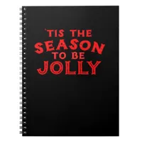 Tis The Season Merry Christmas Notebook