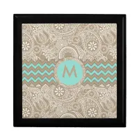 Paisley Chevron Monogram Beige PCMX Gift Box