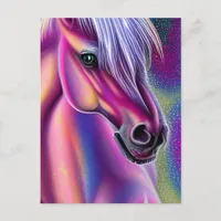 Purple Pony Postcard