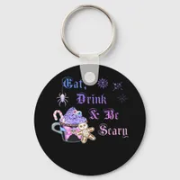 Eat Drink And Be Scary Hexmas Cool Unique Style Keychain