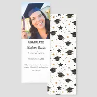 Graduation photo graduate motivational quote bookmarks