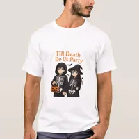 Till Death Do Us Party – Anime Halloween Couple Cl T-Shirt