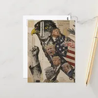 A collage of right wing incompetence postcard