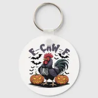 F-Caw-F Humor Crow Funny Gothic Keychain