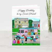 A Hot Summer Day | A Whimsical Illustration Card