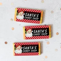 Santa's Candy Shop Candy Bar Wrapper Favor