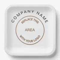 Your Logo Business Name Company Paper Plates