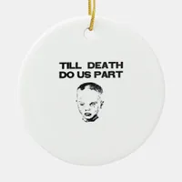 Till Death Do Us Part Sloth Classic Design Ceramic Ornament