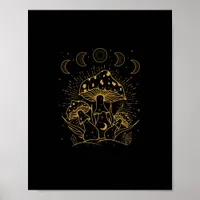 Goblincore Aesthetic Academia Cottagecore Mushroom Poster