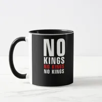 Minimalistic Design No Kings Rebellious No Kings G Mug