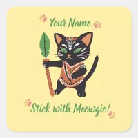 Personalized Meowgic Cat Sticker Gift!