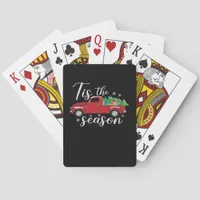 Fun Christmas Tis The Season Holiday Poker Cards