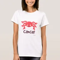 Cancer Cute Crab astrology Cartoon Symbol T-Shirt