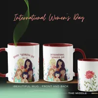 International Women's Day Empowerment RED Mug