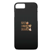 Eat Drink And Be Scary Graphic iPhone 8/7 Case