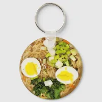 Noodles, Ramen Funny Soup Photo   Keychain