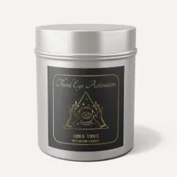 Gold & Black Third Eye Intention Candle Label