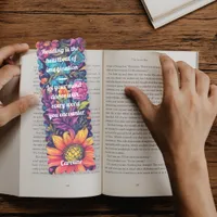 Floral Bookmark