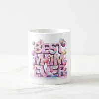 *~* Loved Hugs Mother Day Hearts Flowers 3-d AP72 Magic Mug