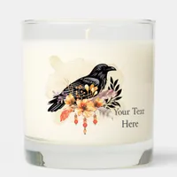 Goth Raven Scented Candle Dark Aesthetic