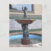 Boy and Frog Fountain by Raffaello Romanelli Postcard