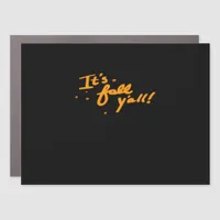 It’s Fall Y’all Basic Casual Car Magnet