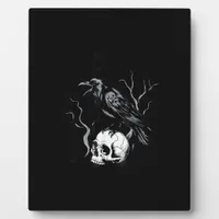 Crow F-Caw-F Funny Bird Saying Humor Meme Desin Plaque