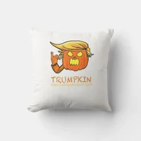 Halloween Trumpkin Funny – Classic Costume Design Throw Pillow