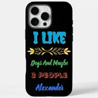 Playful dog-themed lighter for friends iPhone 16 pro max case