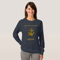 T-Shirt - Ship's Anchor with Name/Rank