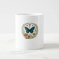 Goblincore Butterfly Fairycore Botanical Apparel C Giant Coffee Mug