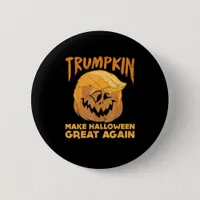 Trumpkin Make Halloween Great Again Funny Politica Button