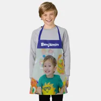 Sons Photo Boys Blue Apron