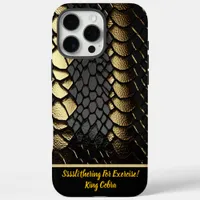 Intricate pattern of a snake's skin iPhone 16 pro max case