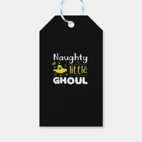 Naughty Little Ghoul Funny Halloween Design Gift Tags