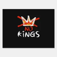No King Funny Quote Retro Creative Style Sign