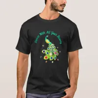 Peacock Dance Tee - Dance with All Your Beauty