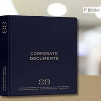 Classic Corporate Documents Custom Logo 3 Ring Binder