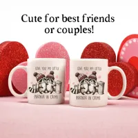 Cute Couples Best Friends Valentine's Day Funny Coffee Mug