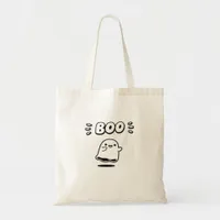 Little Boo Minimal Style Tote Bag