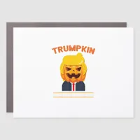 Halloween Trumpkin Funny  Pumpkin Halloween Car Magnet