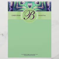 Forest Magic Love Seeds Monogram Letterhead