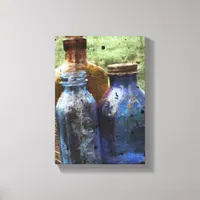 Vintage Bottles Canvas Print